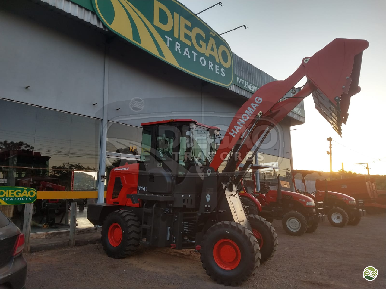 PA CARREGADEIRA HANOMAG H148 Diegão Tratores PAROBE RIO GRANDE DO SUL RS